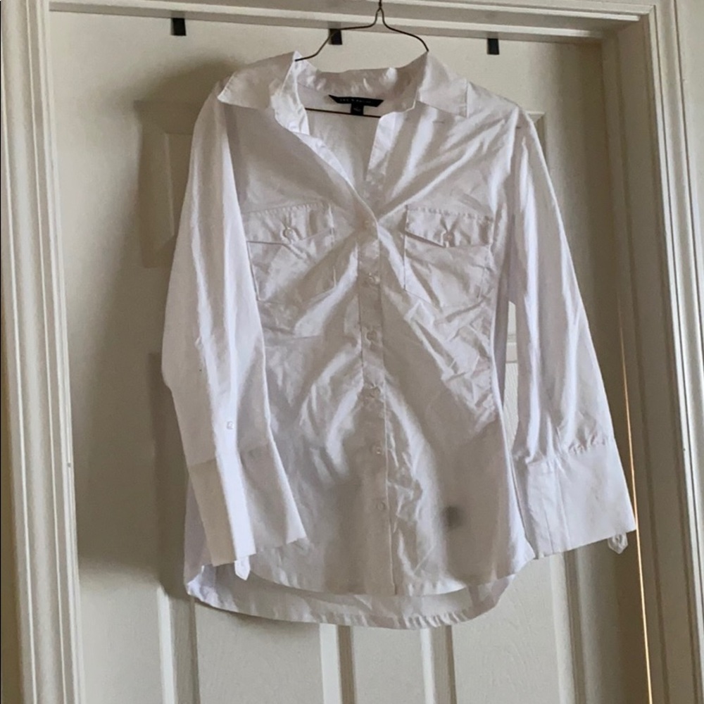 White button down
